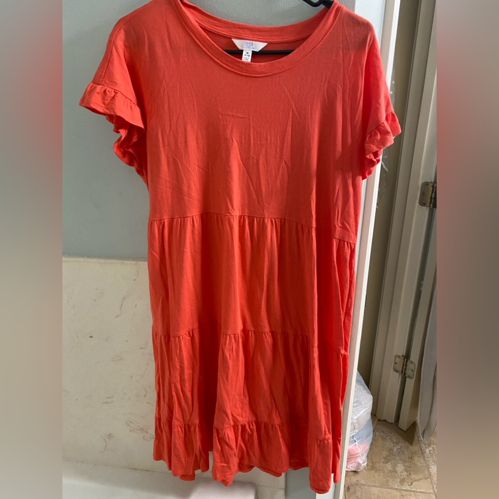 Time and Tru Coral Dress